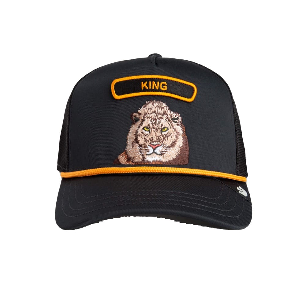 Goorin Bros GB2 King Lion Trucker Snapback - Black