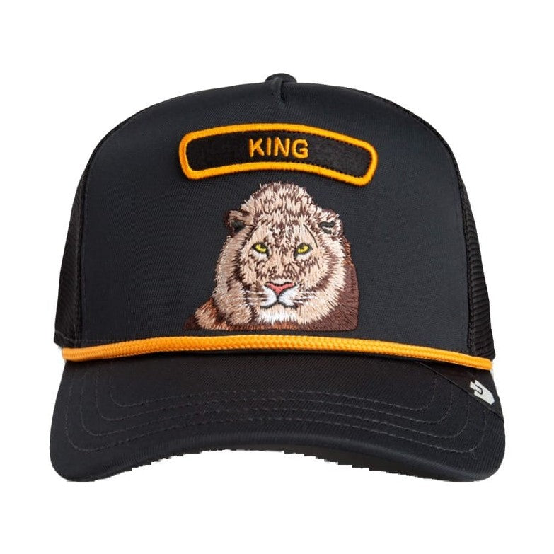 Goorin Bros GB2 King Lion Trucker Snapback - Black