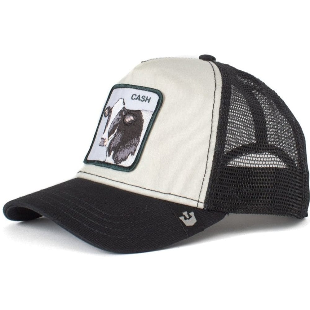 Goorin Bros The Cash Cow Trucker Snapback - Black / White