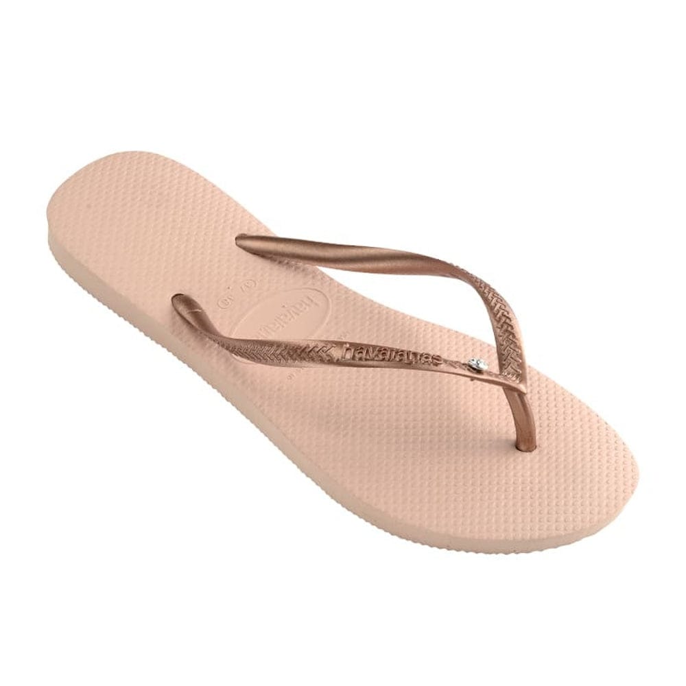 Havaianas Womens Slim Crystal SW II - Ballet Rose
