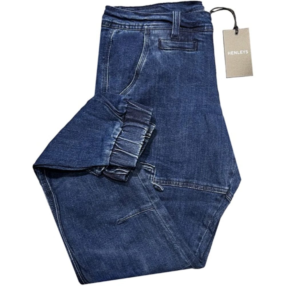 Henleys Leon Denim Pant - Lagoon Blue