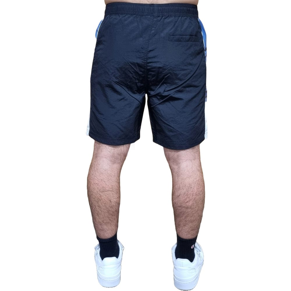 Henleys Panel Swim Short - Black / Blue