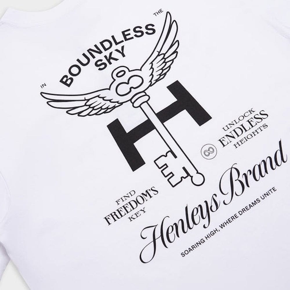 Henleys Boundless Sky Tee - White