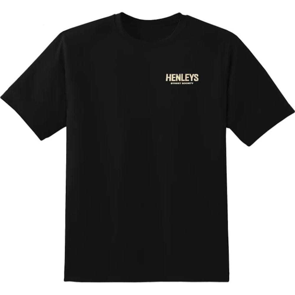 Henleys Society Tee - Black