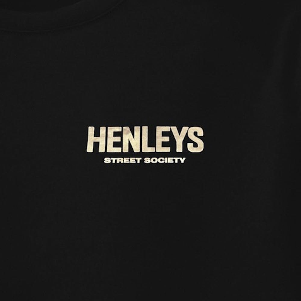 Henleys Society Tee - Black