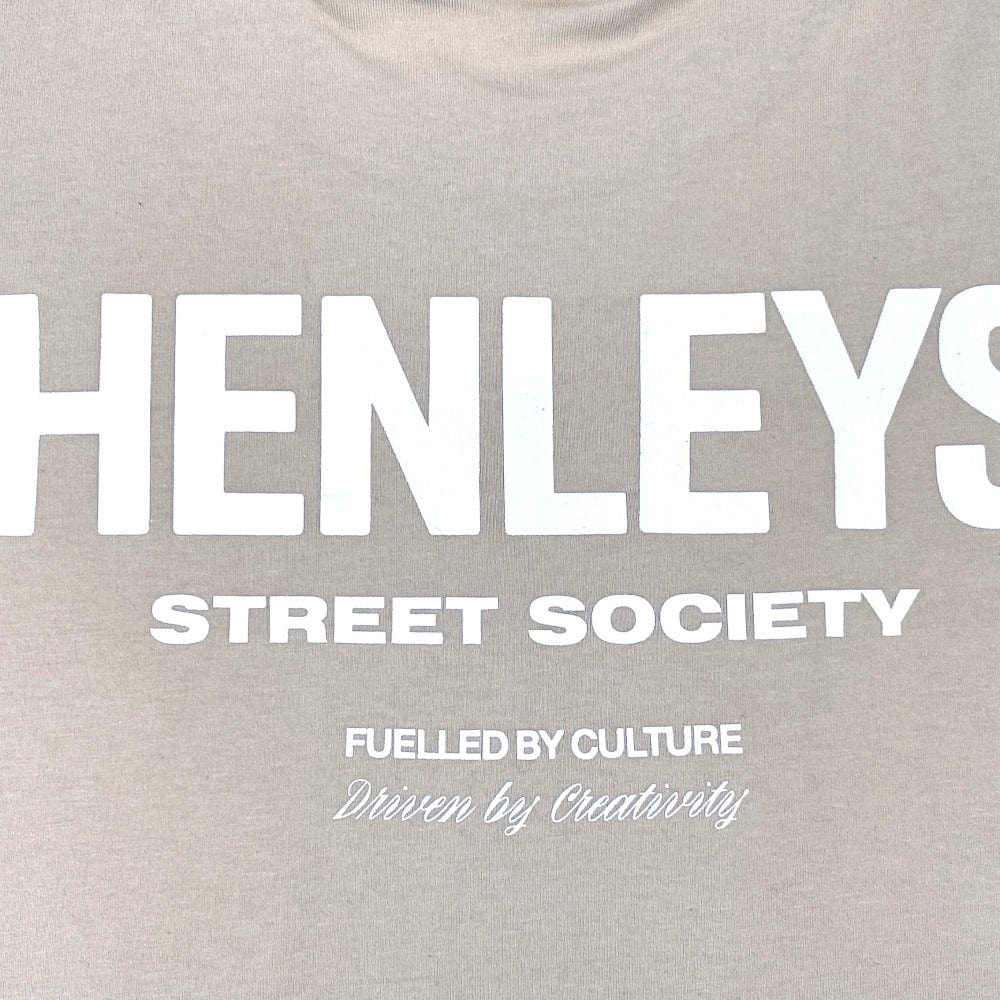 Henleys Society Tee - Bone