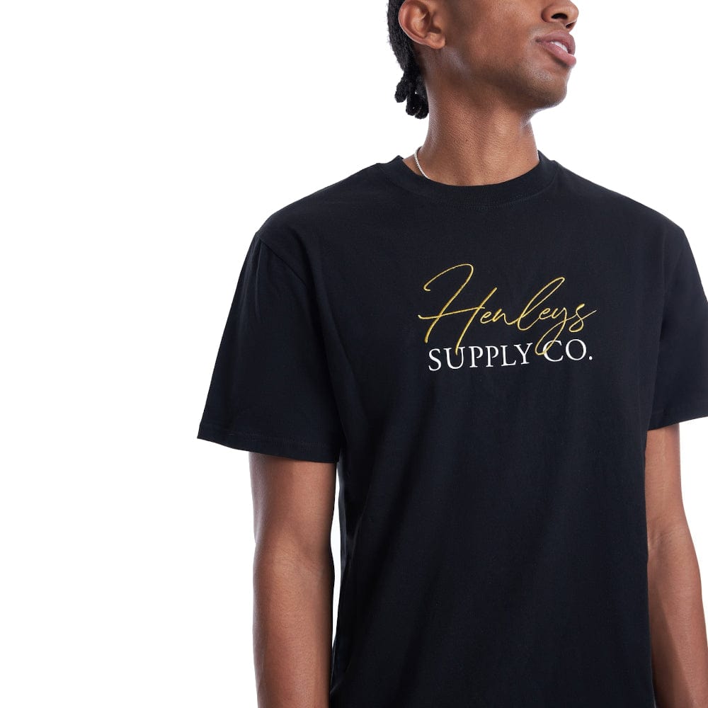 Henleys Supply Tee - Black