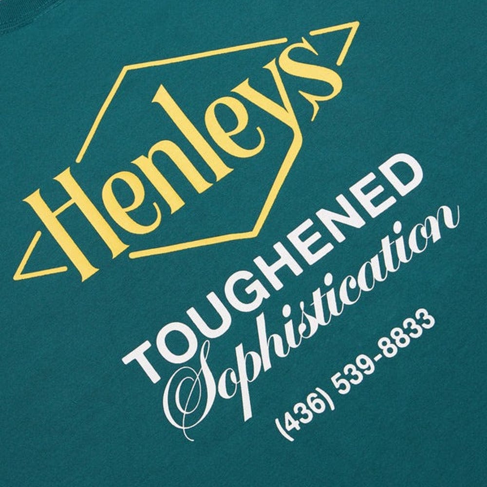 Henleys Tough Tee - Metal Green