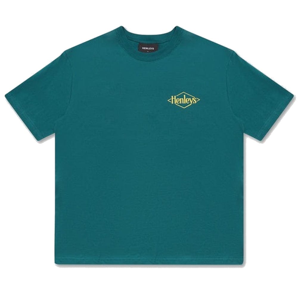 Henleys Tough Tee - Metal Green