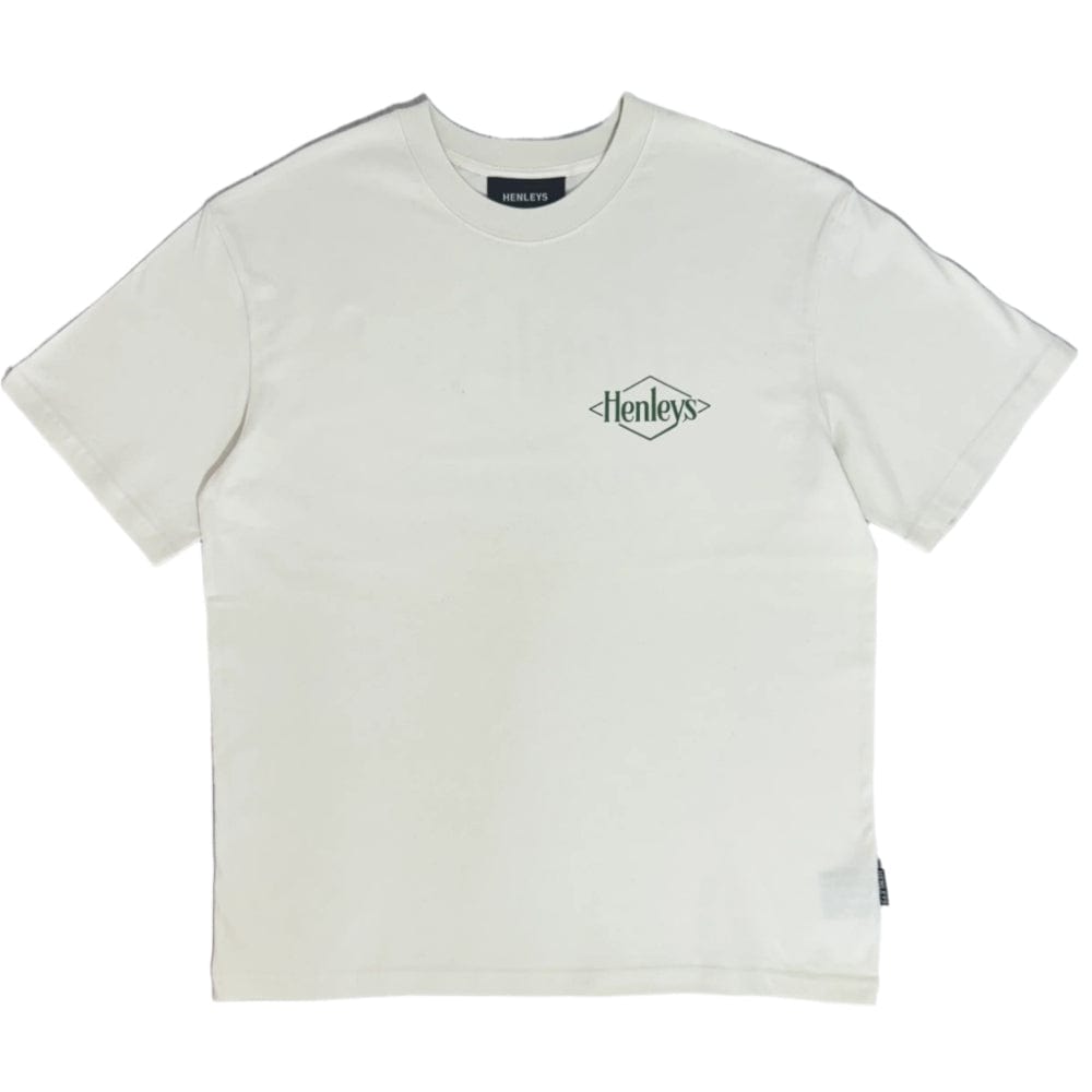 Henleys Tough Tee - Washed White