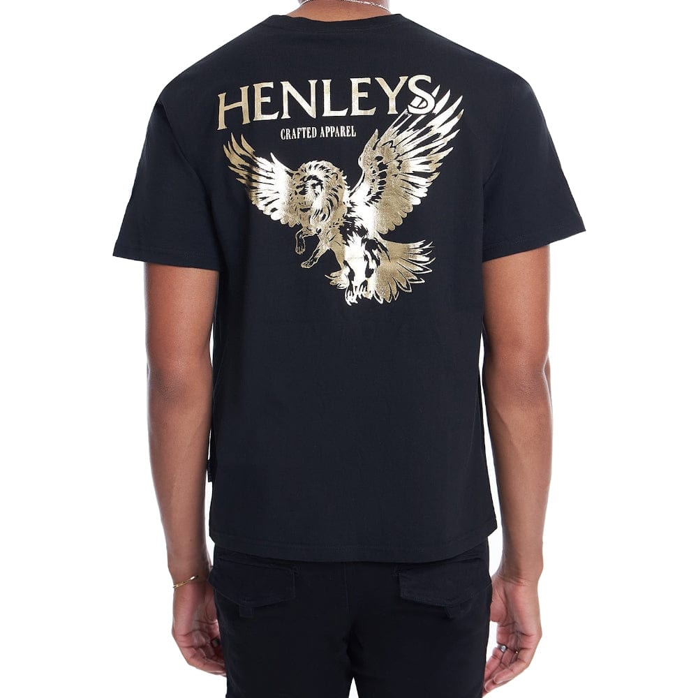 Henleys Wings Tee - Black