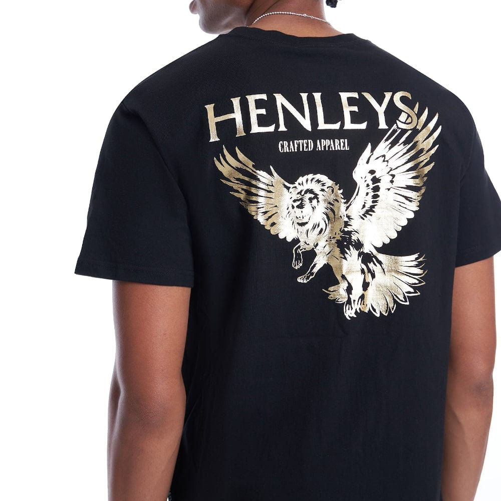 Henleys Wings Tee - Black