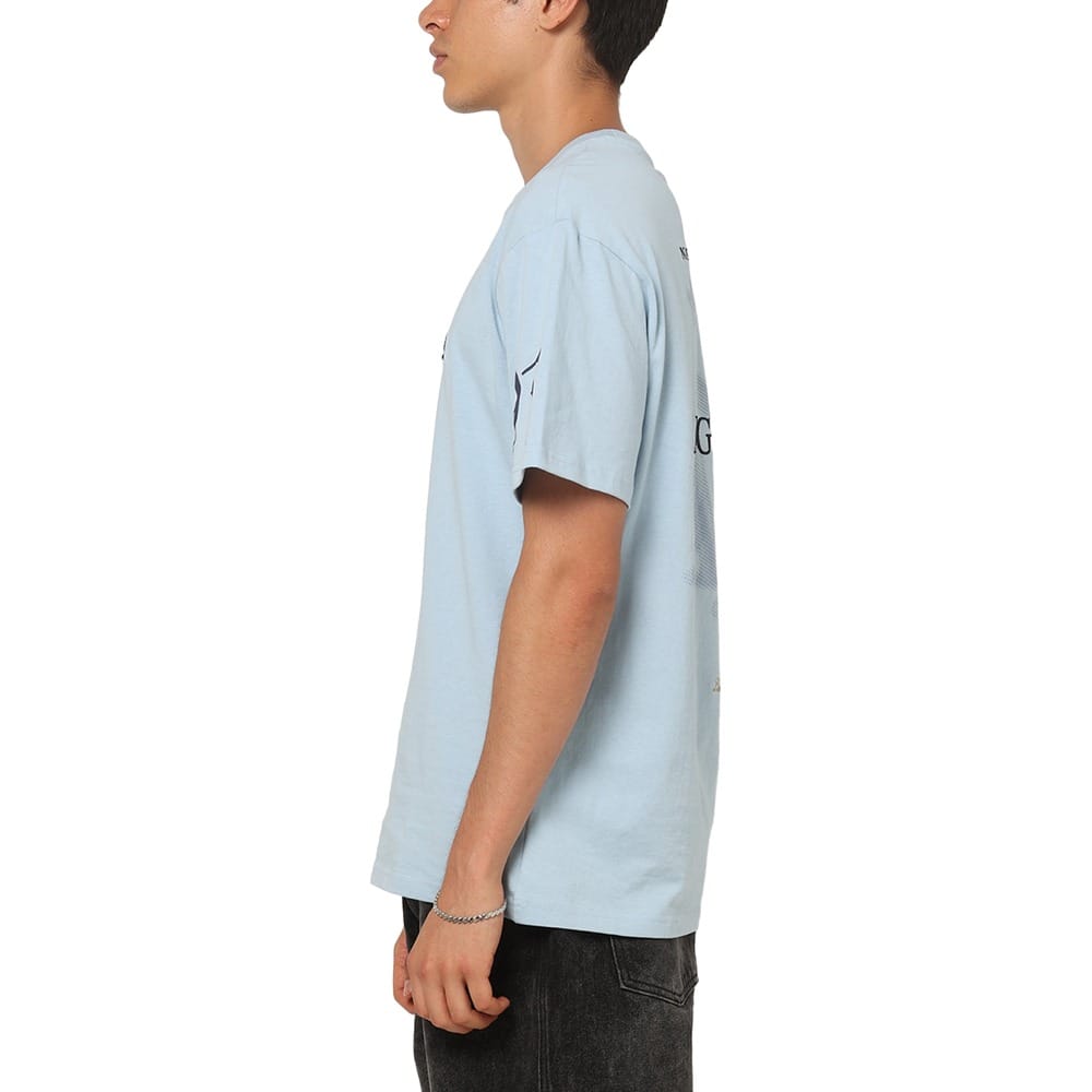 Majestic Athletic Argentina Halftone Crest Tee - Argentina Blue