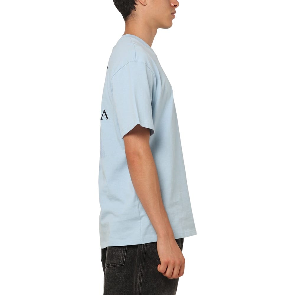 Majestic Athletic Argentina Halftone Crest Tee - Argentina Blue