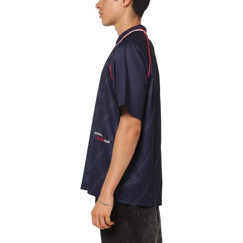 Majestic Athletic England Mesh SS Jersey - Kraken Navy