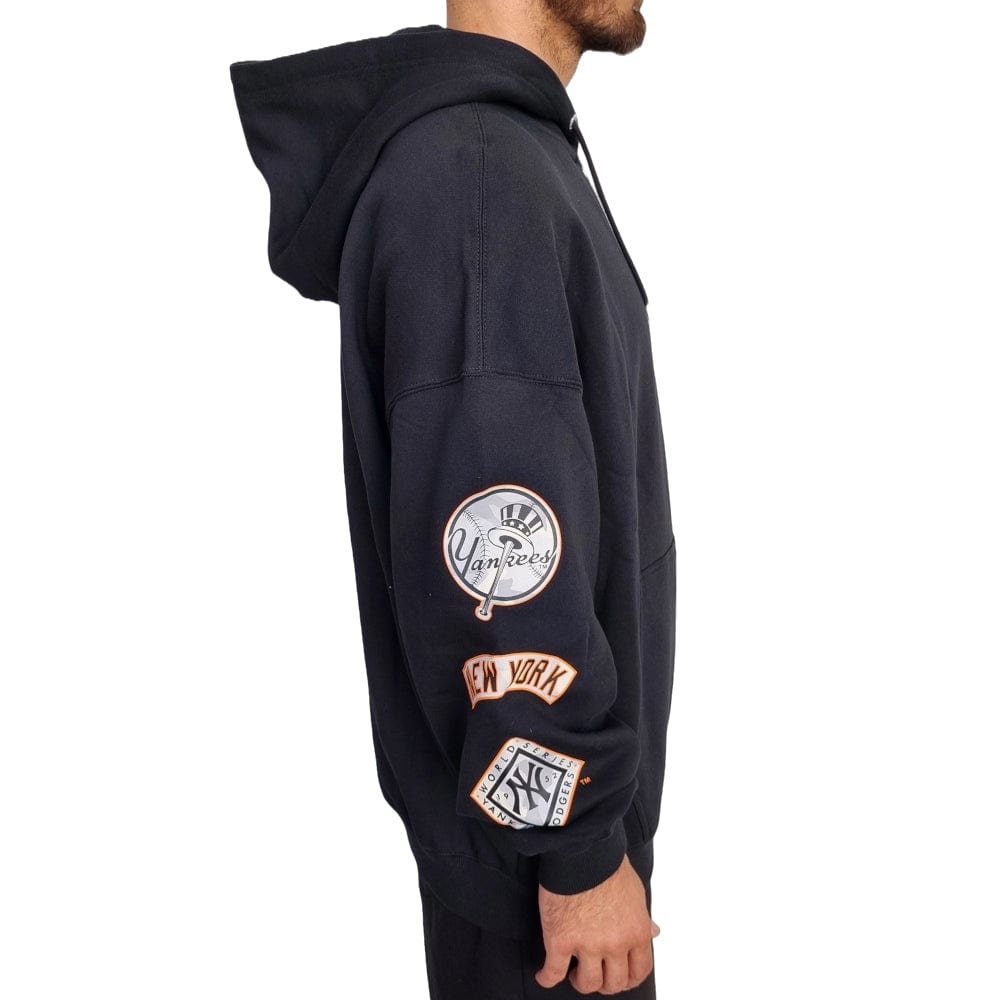 Majestic Athletic Snow Camo 1/4 Zip Hoody New York Yankees - Faded Black