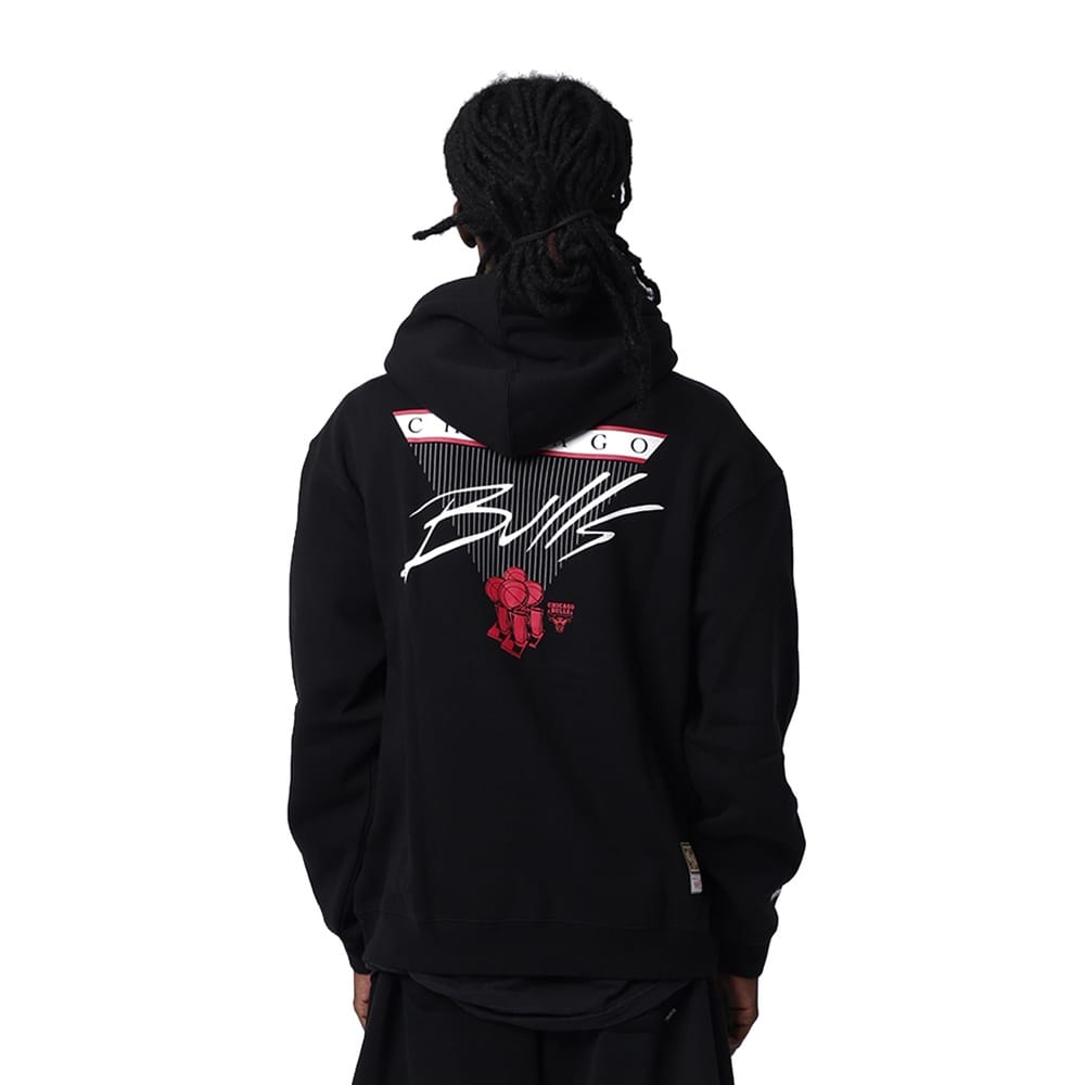 Mitchell & Ness Chicago Bulls 1998 Script Hoodie - Black