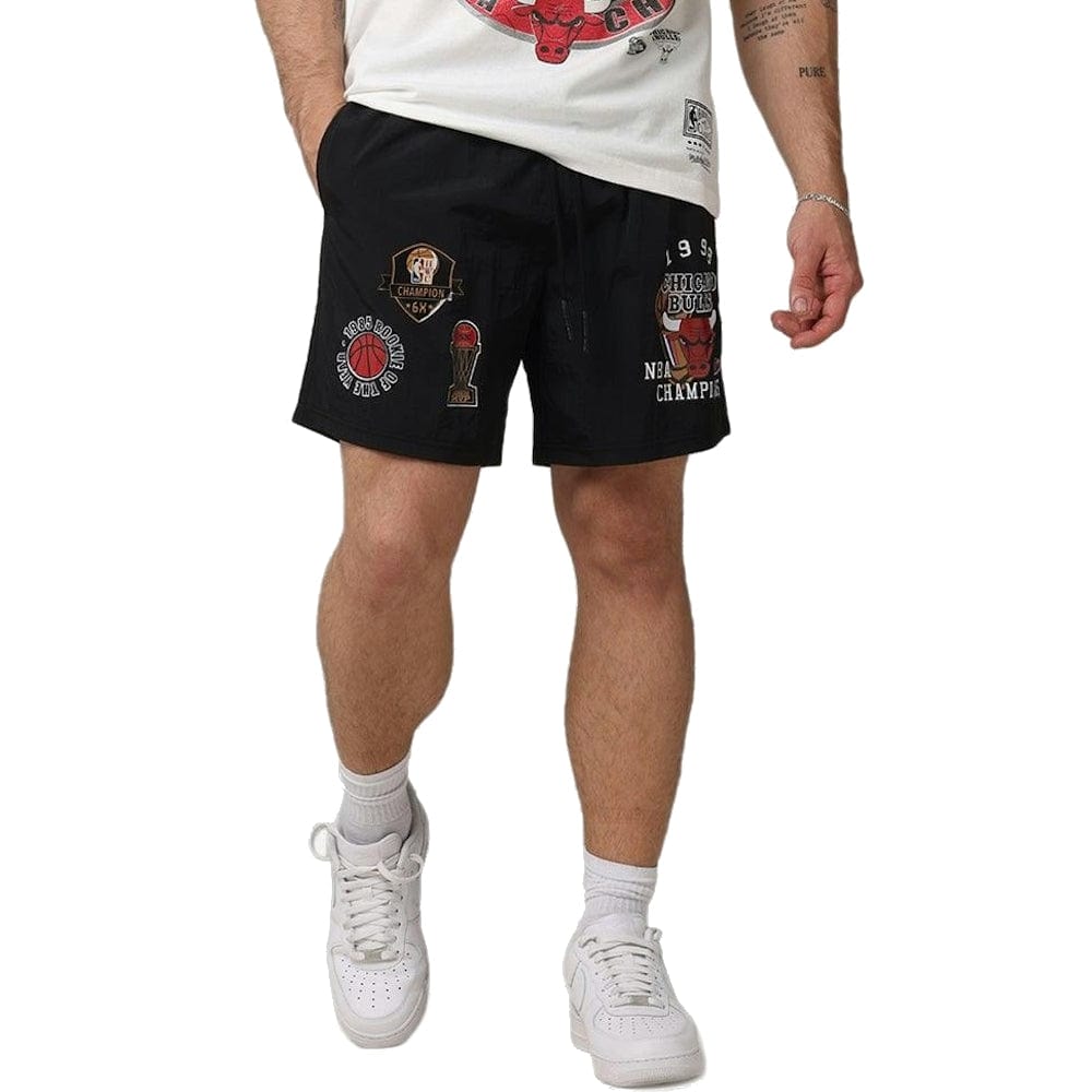 Mitchell & Ness Champs Nylon Short Chicago Bulls - Black