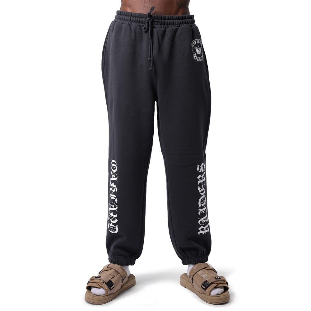 Mitchell & Ness First Down Sweat Pant Oakland Raiders - Washed Black