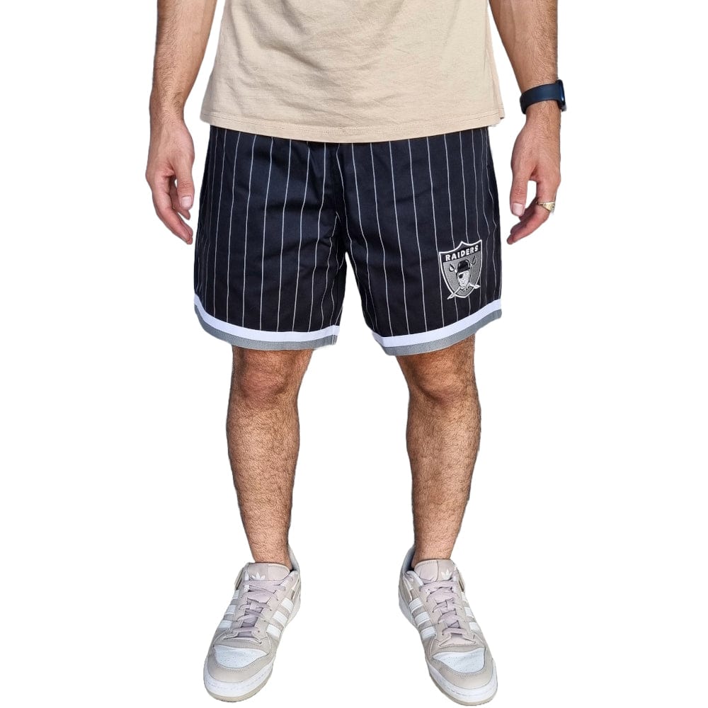 Mitchell & Ness Pinstripe Short Los Angeles Raiders - Black