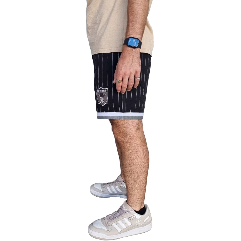 Mitchell & Ness Pinstripe Short Los Angeles Raiders - Black