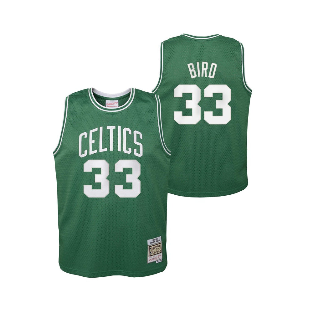 Mitchell & Ness Youth Swingman Jersey Boston Celtics Larry Bird Road 85/86 - Green