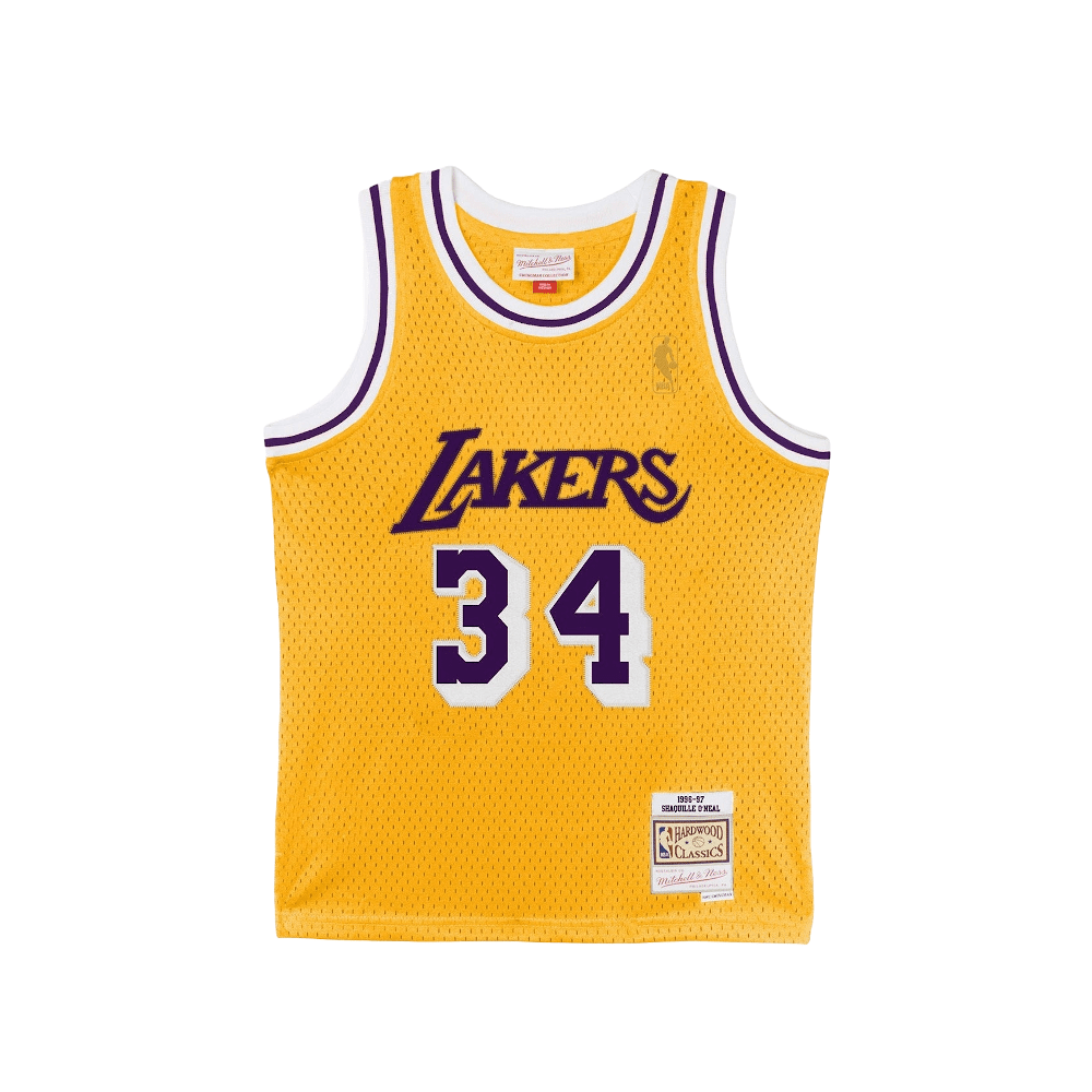 Mitchell & Ness Youth Swingman Jersey Los Angeles Lakers Shaquille O'Neal Home 1996/97 - Yellow