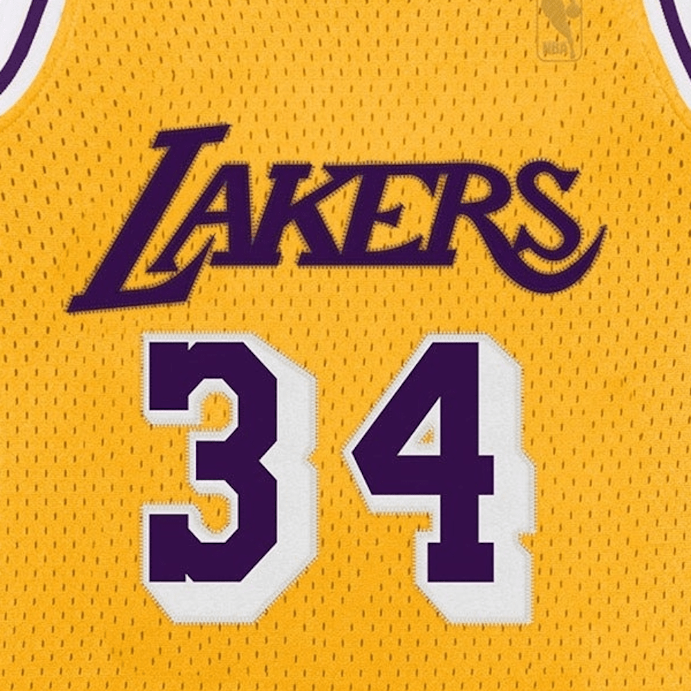 Mitchell & Ness Youth Swingman Jersey Los Angeles Lakers Shaquille O'Neal Home 1996/97 - Yellow