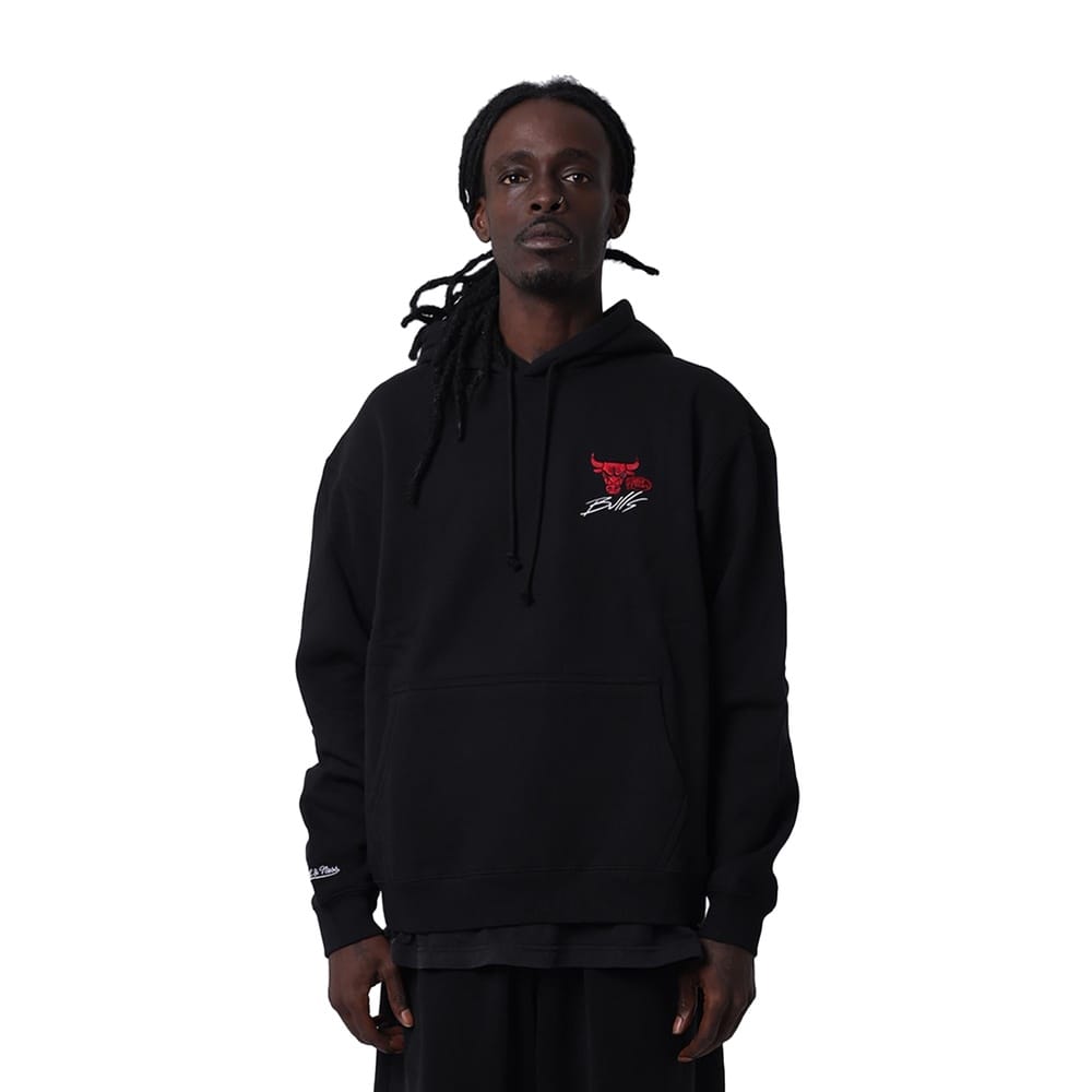 Mitchell & Ness Chicago Bulls 1998 Script Hoodie - Black