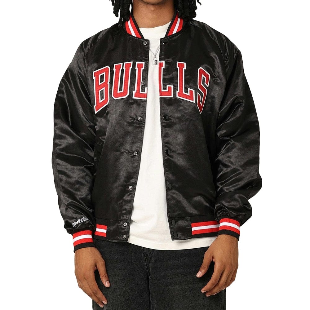 Mitchell & Ness Lightweight Satin Jacket Chicago Bulls - Black