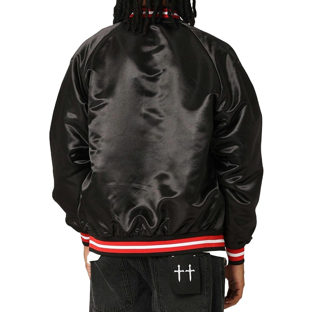 Mitchell & Ness Lightweight Satin Jacket Chicago Bulls - Black