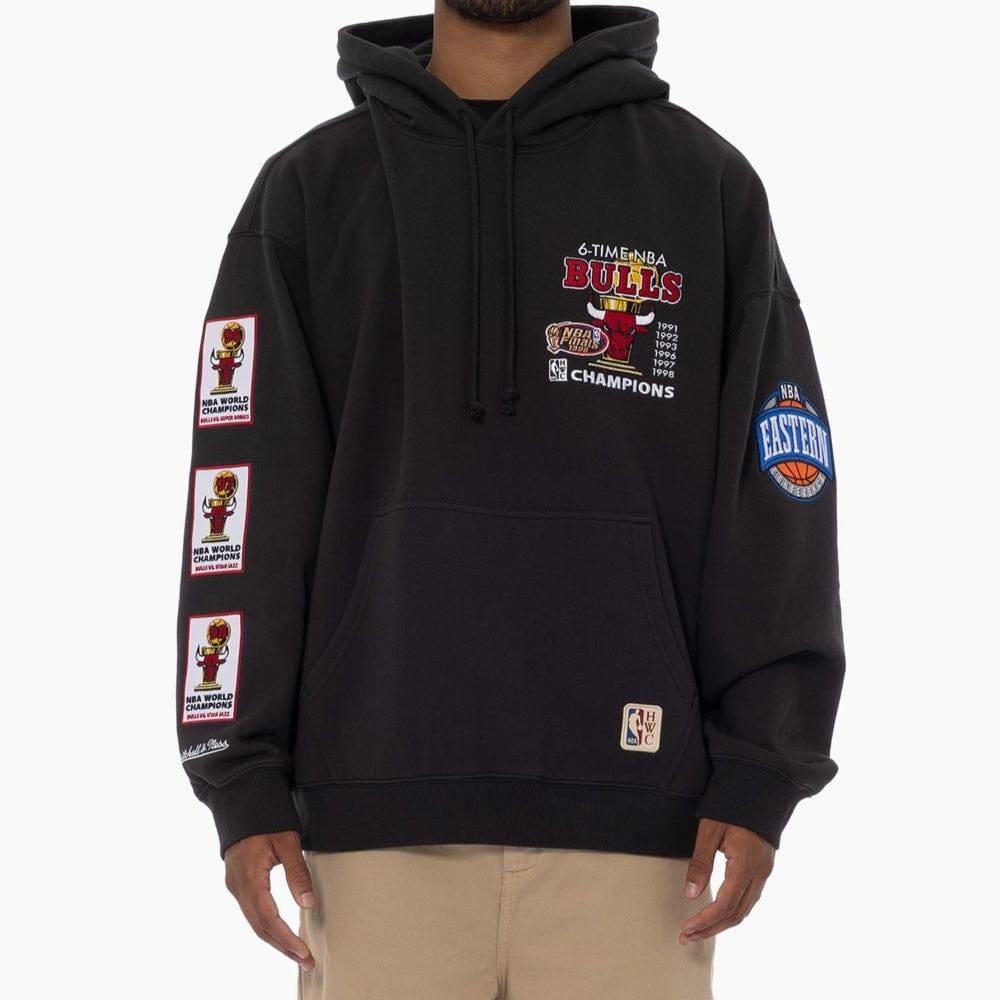 Mitchell & Ness Pinnacle Hoodie Chicago Bulls - Faded Black
