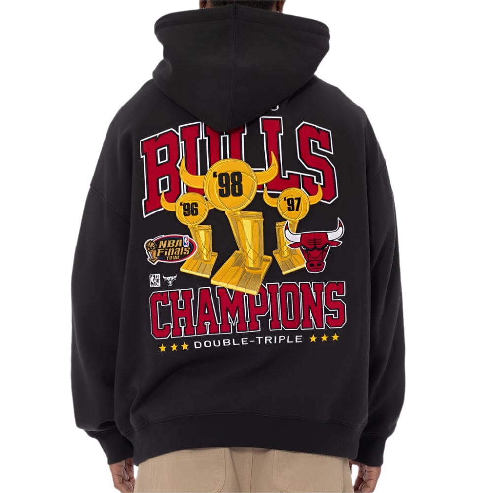 Mitchell & Ness Pinnacle Hoodie Chicago Bulls - Faded Black