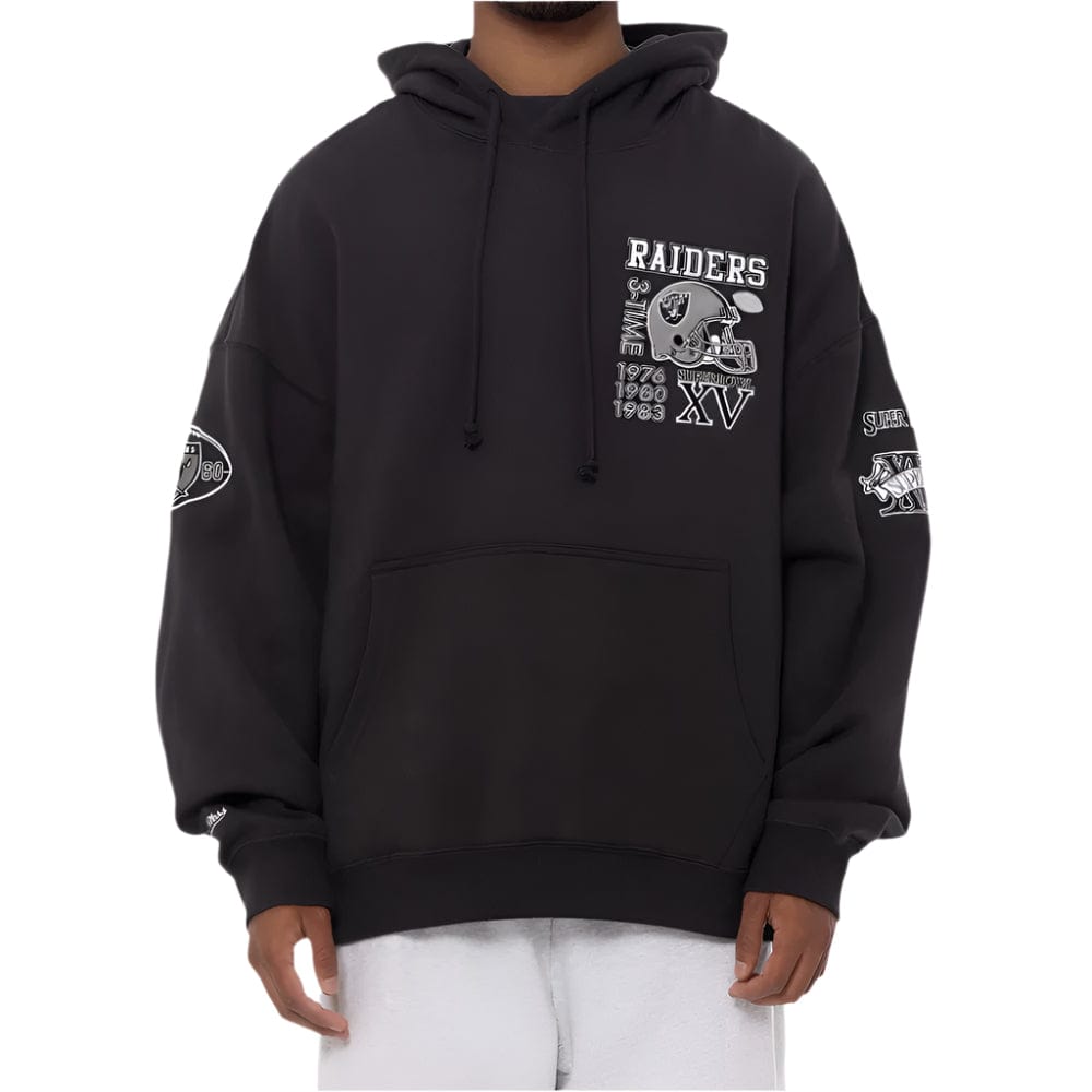 Mitchell & Ness Pinnacle Hoodie Oakland Raiders - Faded Black