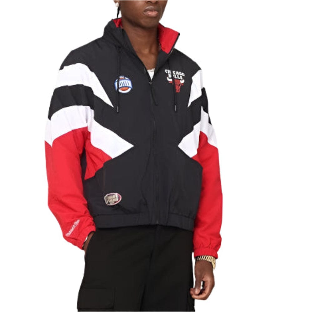 Mitchell & Ness Spray Jacket Chicago Bulls - Black / Red