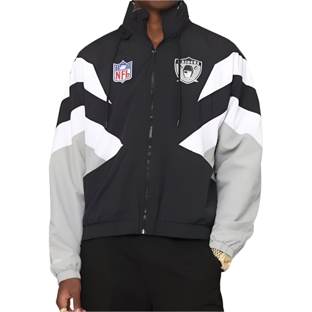 Mitchell & Ness Spray Jacket Raiders - Black / Grey