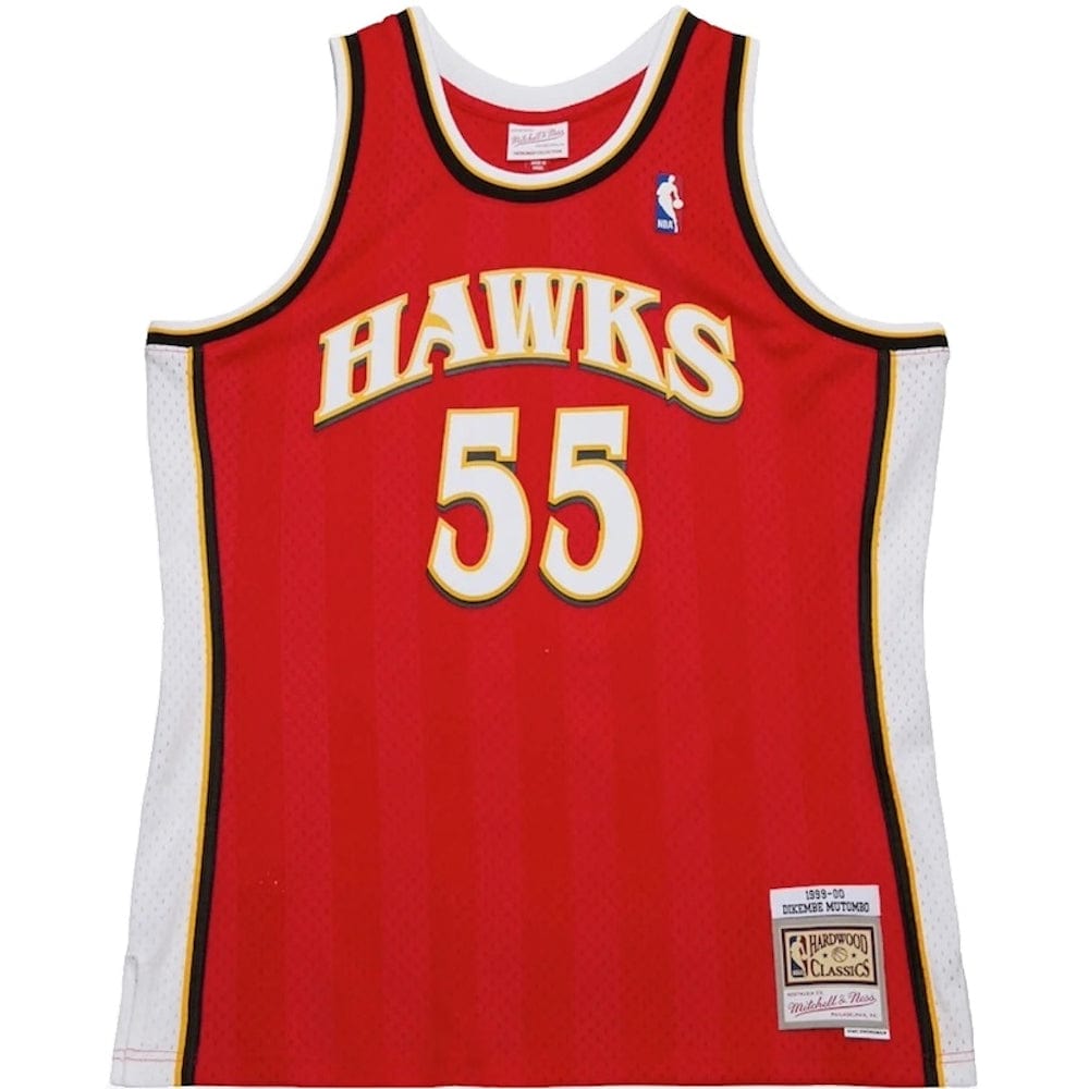 Mitchell & Ness Swingman Jersey Atlanta Hawks Dikembe Mutombo Alt 99/00 - Red