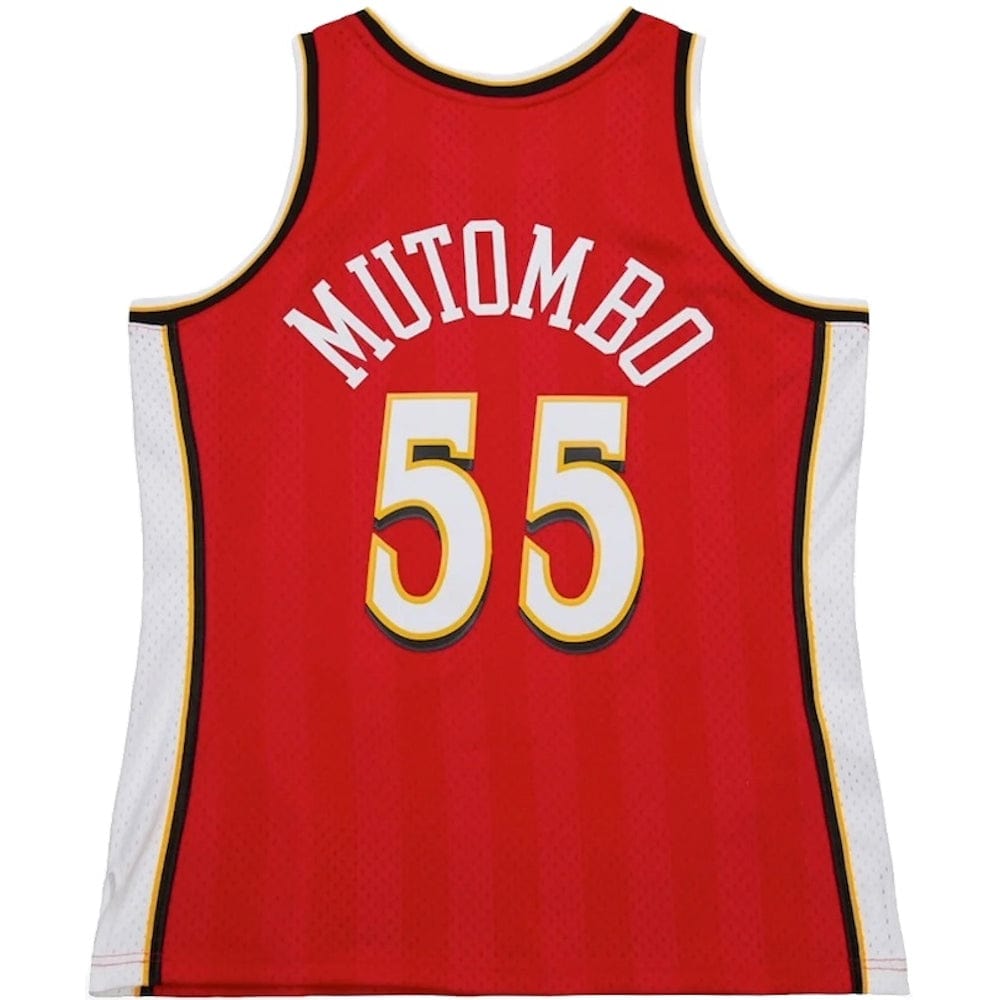 Mitchell & Ness Swingman Jersey Atlanta Hawks Dikembe Mutombo Alt 99/00 - Red
