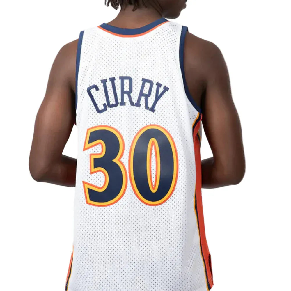 Mitchell & Ness Swingman Jersey Golden State Warriors Stephen Curry Home 09/10 - White