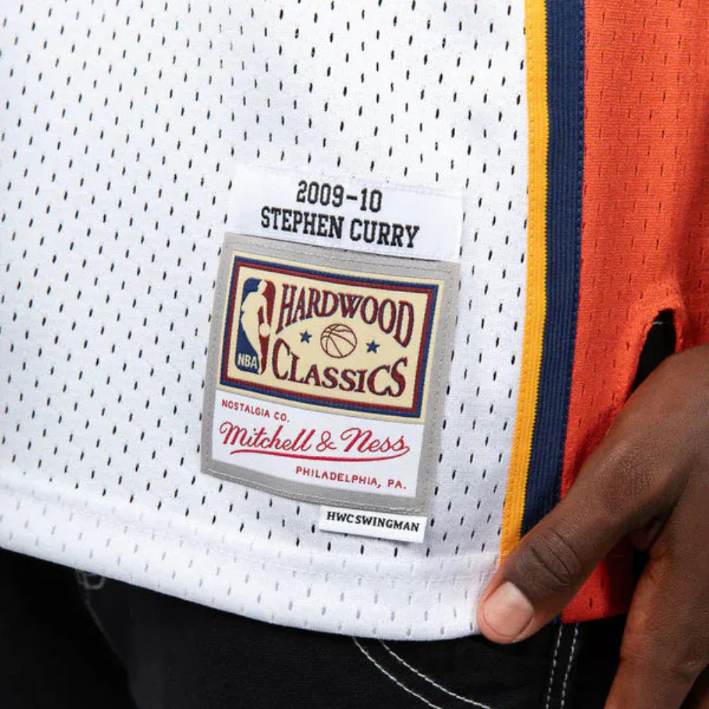 Mitchell & Ness Swingman Jersey Golden State Warriors Stephen Curry Home 09/10 - White