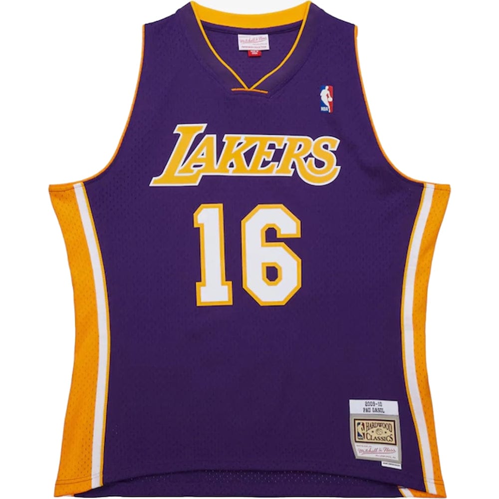 Mitchell & Ness Swingman Jersey Los Angeles Lakers Pau Gasol Road 09/10 - Purple