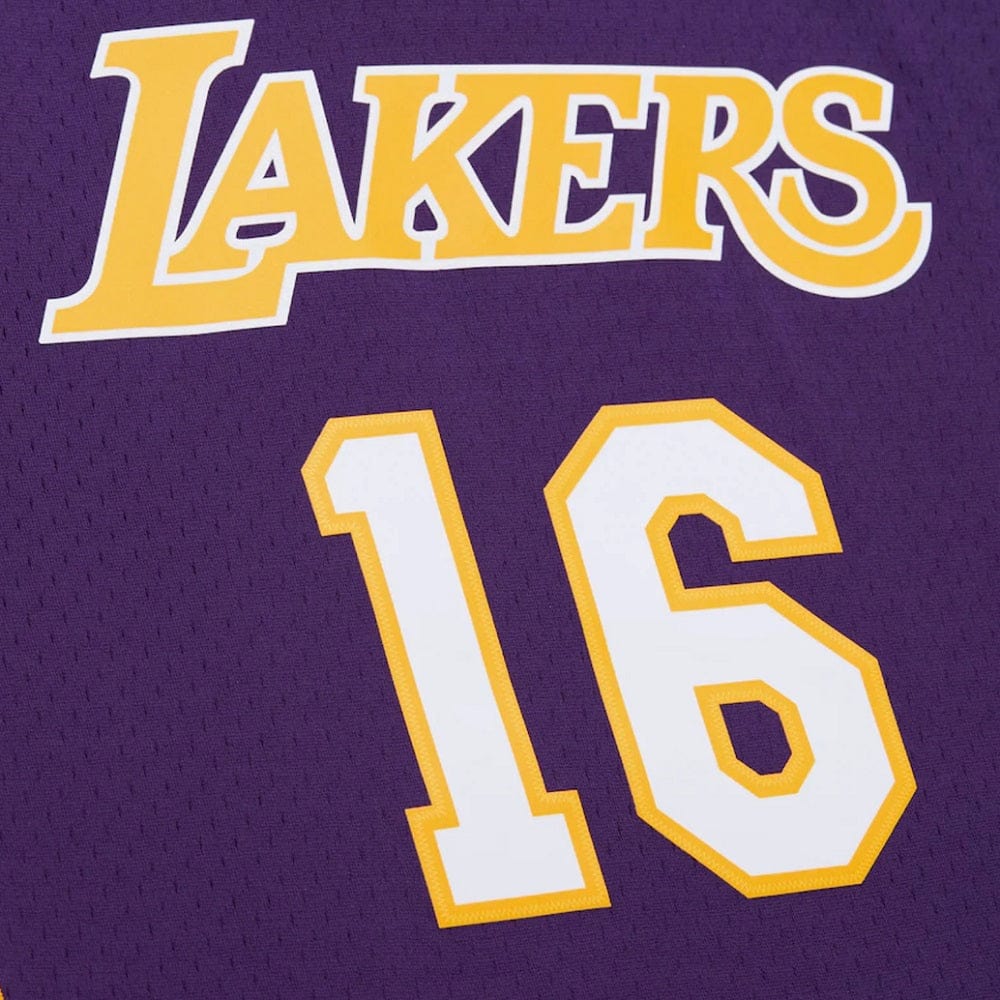 Mitchell & Ness Swingman Jersey Los Angeles Lakers Pau Gasol Road 09/10 - Purple