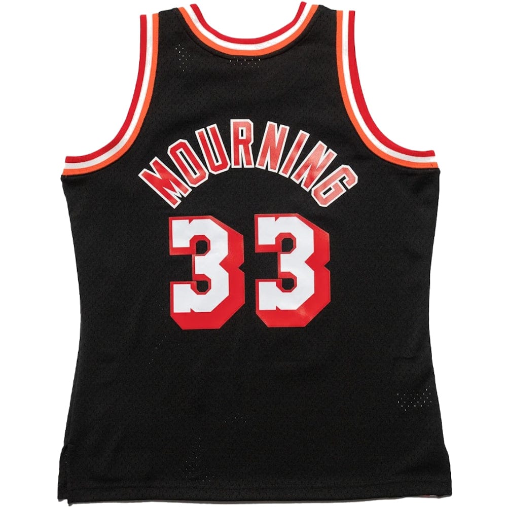 Mitchell & Ness Swingman Jersey Miami Heat Alonzo Mourning Road 96/97 - Black