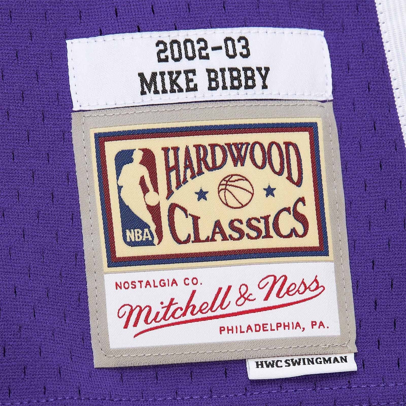 Mitchell & Ness Swingman Jersey Sacramento Kings Mike Bibby Road 02/03 - Purple