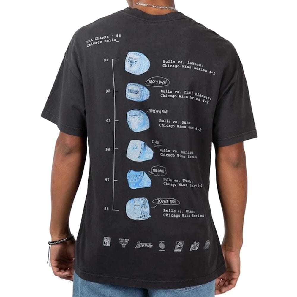 Mitchell & Ness X Ray Tee Chicago Bulls - Faded Black