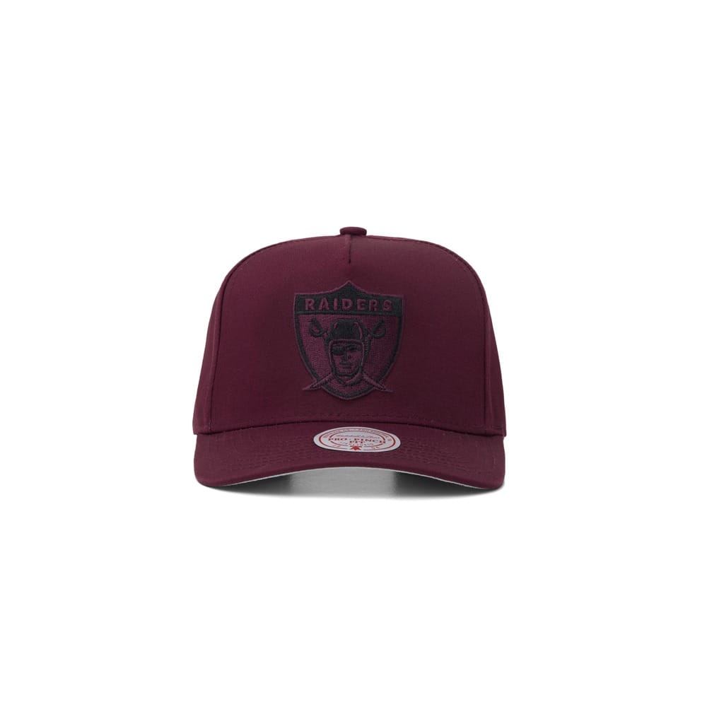 Mitchell & Ness Lacquer Pro Pinch Snapback  Oakland Raiders - Fig