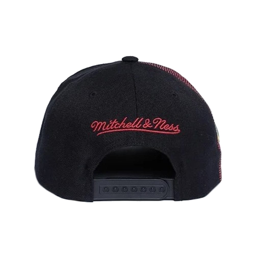 Mitchell & Ness Side Swipe OG Seattle Supersonics Snapback - Black / Red