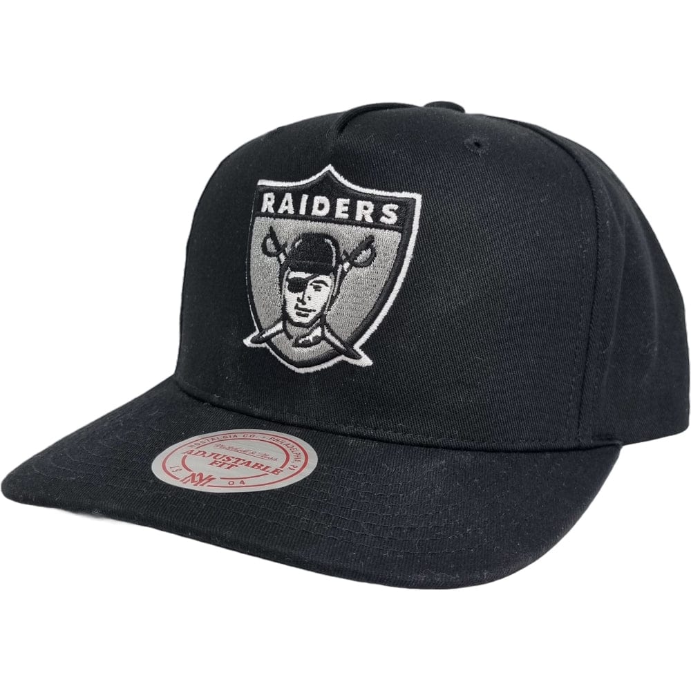 Mitchell & Ness Team Colour Logo MVP Snapback  Las Vegas Raiders - Black