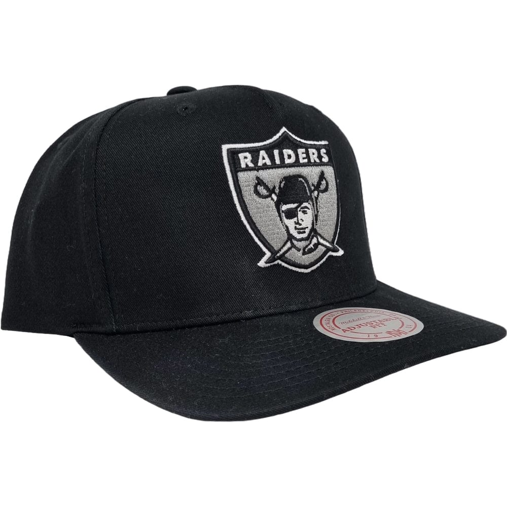 Mitchell & Ness Team Colour Logo MVP Snapback  Las Vegas Raiders - Black