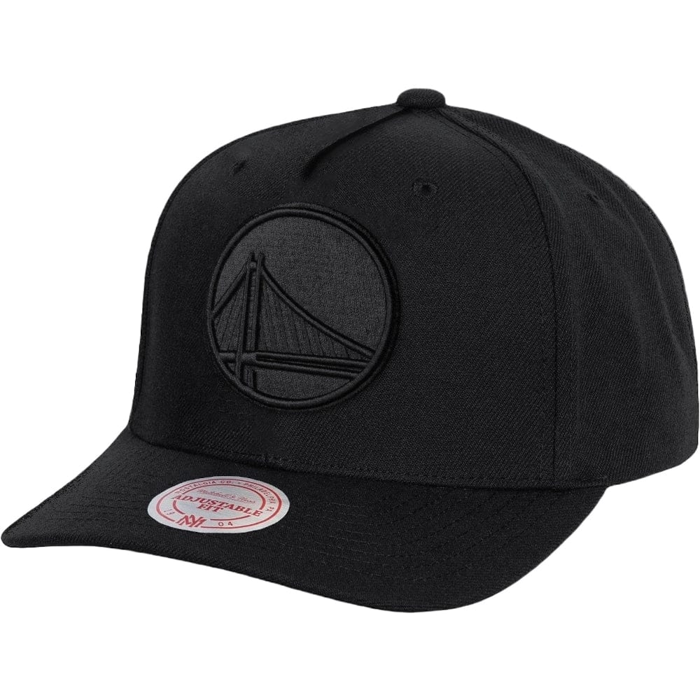 Mitchell & Ness Team Logo MVP Snapback Golden State Warriors - Black / Black